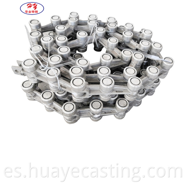 Precision Cast Link Chain In Heat Treatment Furnace And Industrial Furnace1